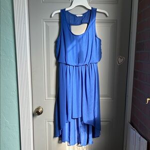 Lush Blue Sleeveless Dress